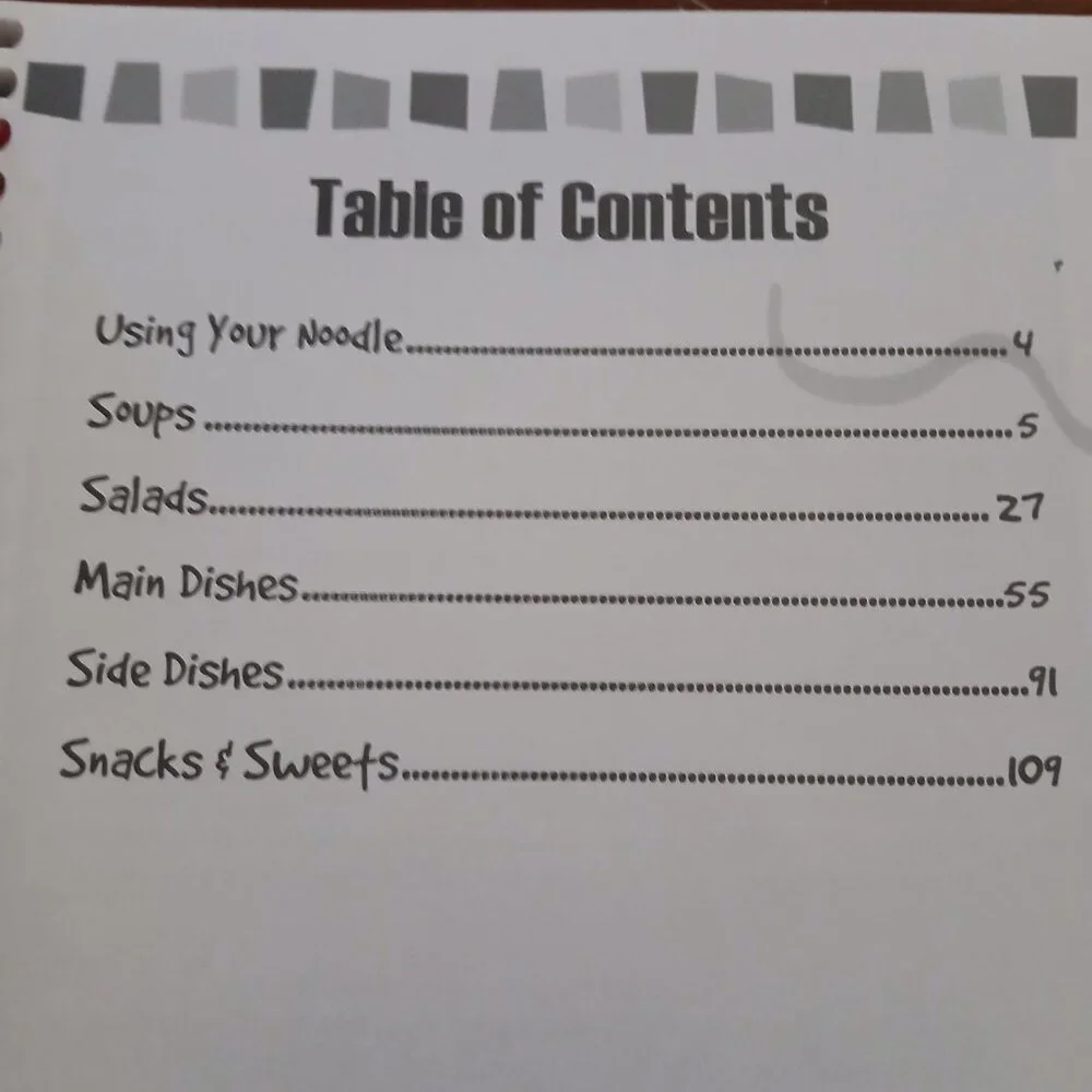 Oodles and Oodles of Ramen Noodles Recipe Book GUC